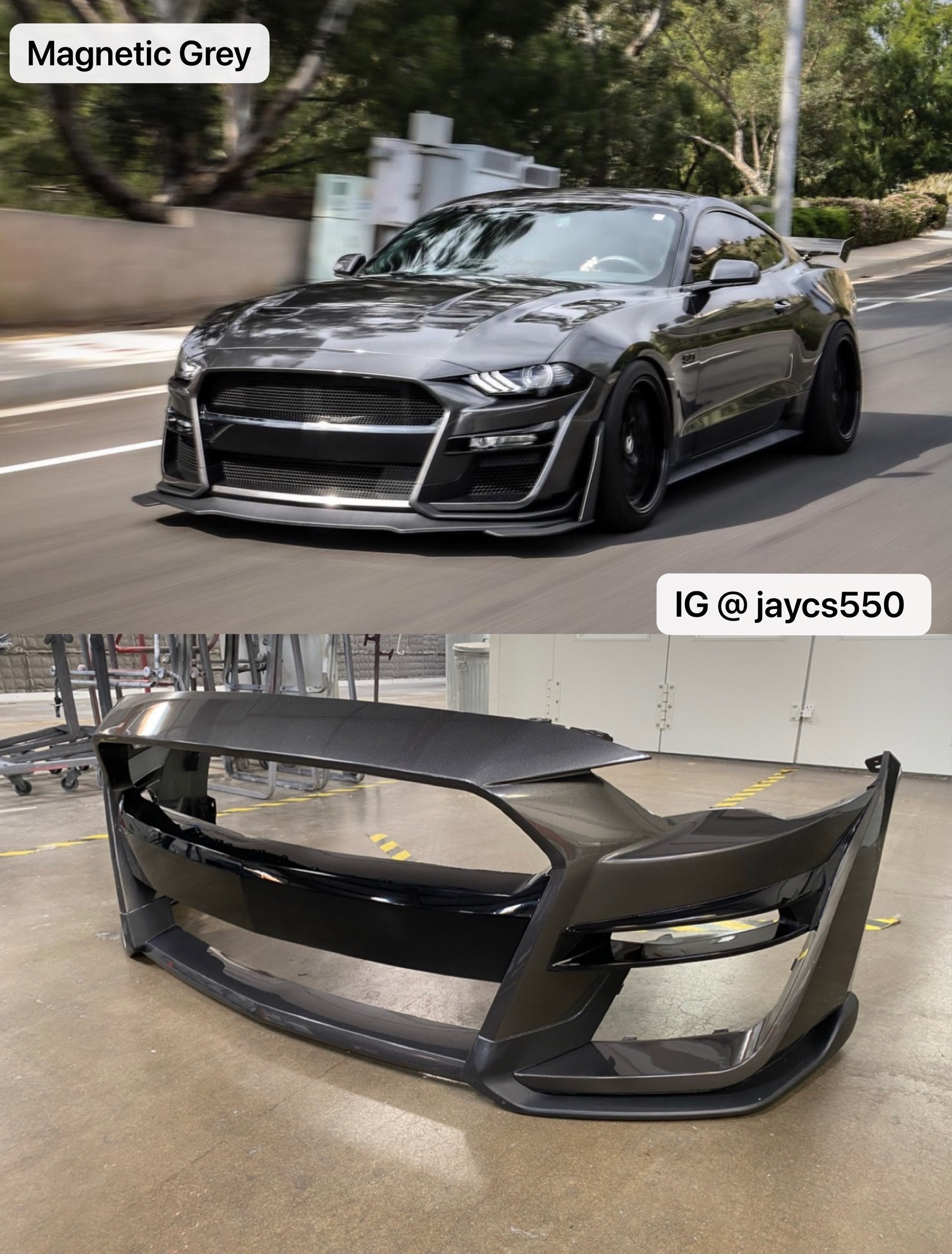 i5Autohaus 2018-2023 Mustang GT500 Style Bumper image 4