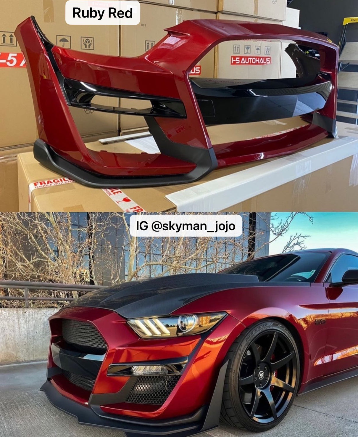 i5Autohaus GT500 Style Bumper for 2015-2017 Mustang image 9