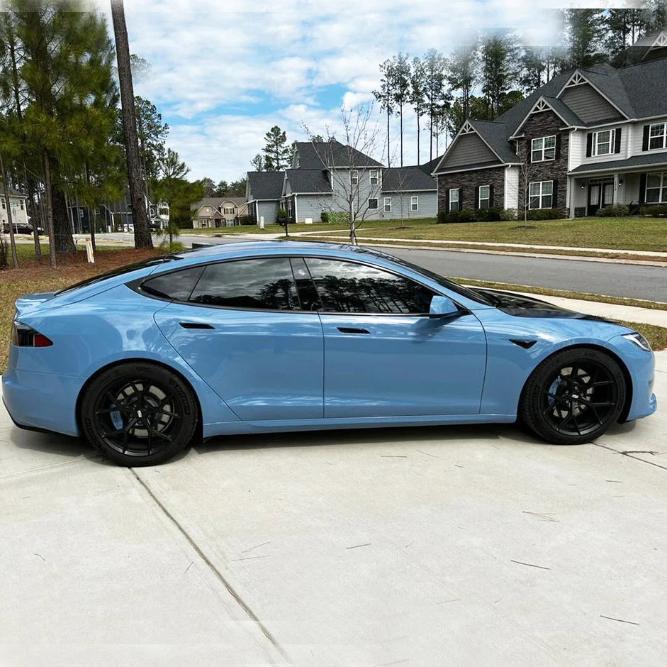 Super Gloss China Blue  Vinyl Wrap