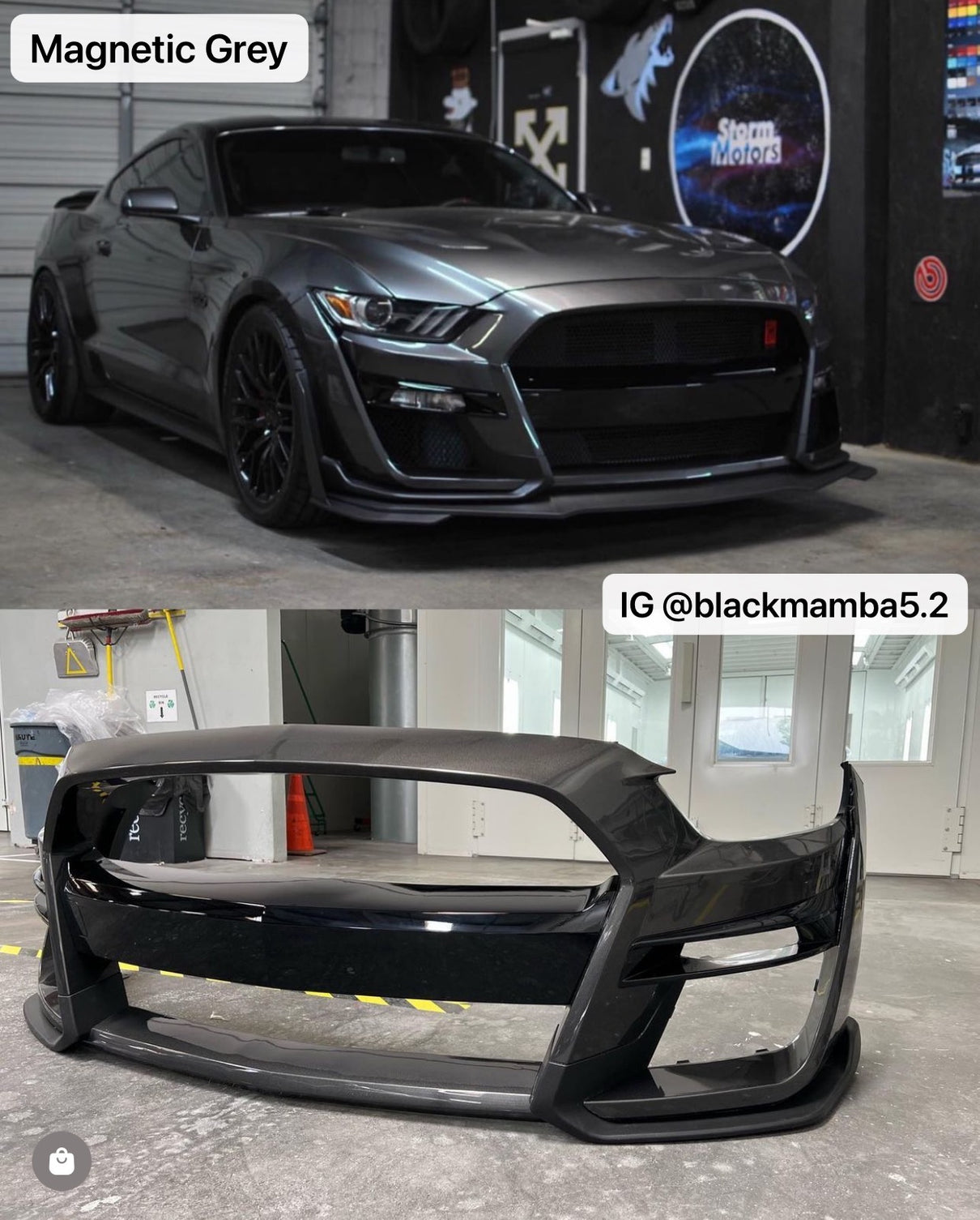 i5Autohaus GT500 Style Bumper for 2015-2017 Mustang image 3
