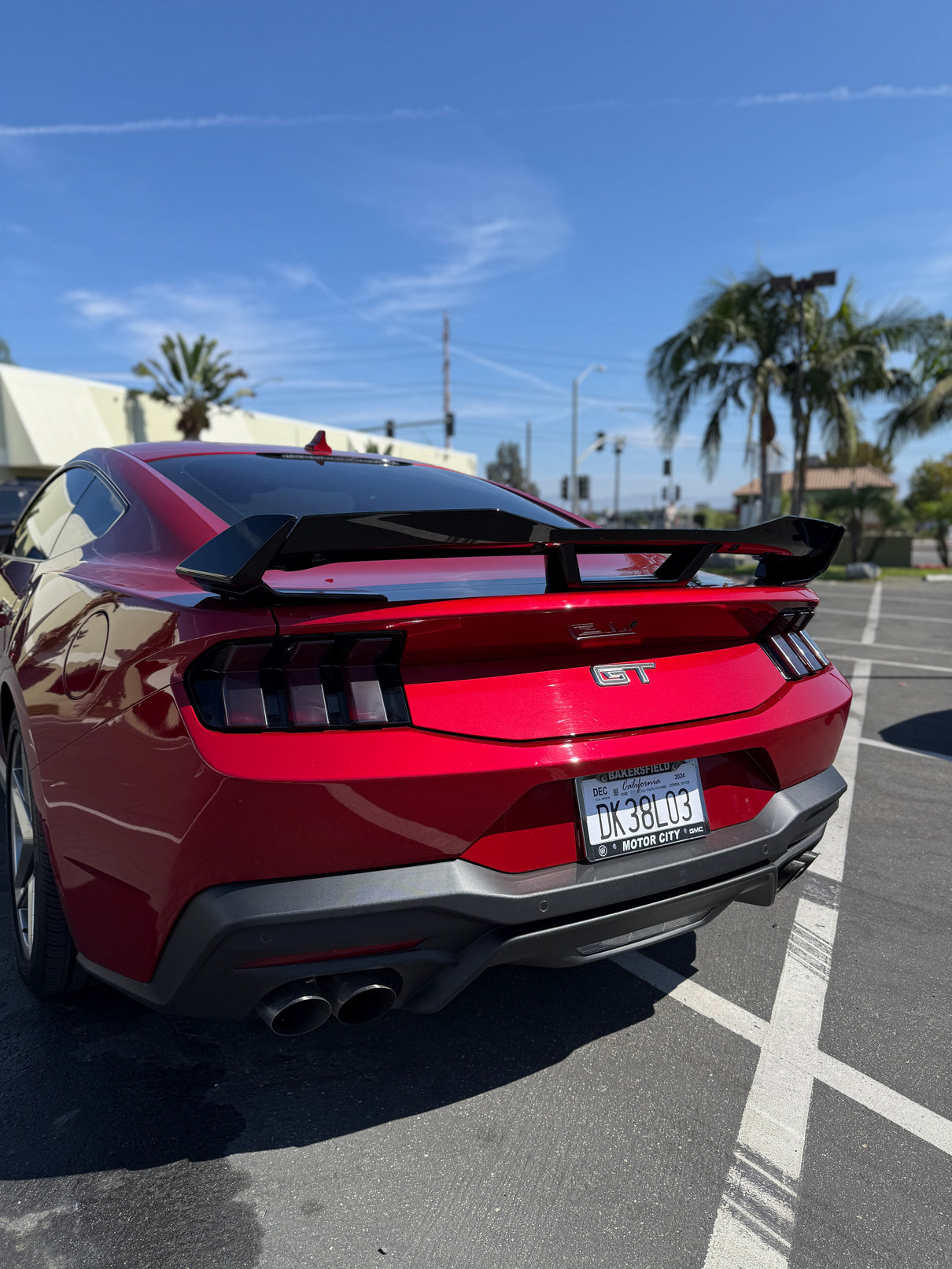 2024-2025 Mustang Dark Horse Style Spoiler image 7
