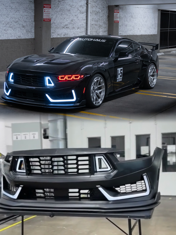i5Autohaus 2024-2025 Mustang Dark Horse Style Bumper image 0