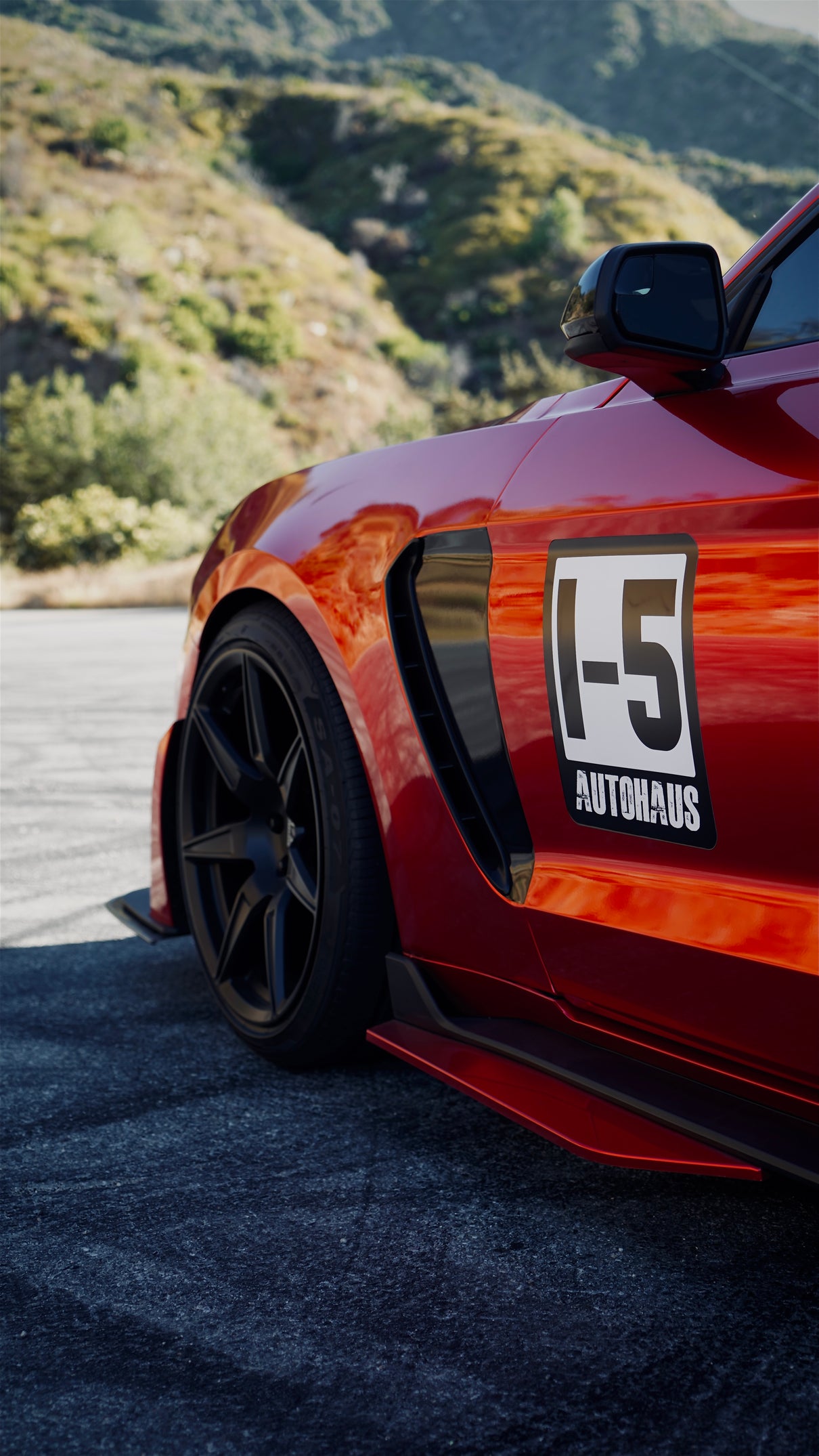 i5Autohaus GT350 Style Aluminum Fenders for 2018-2023 Mustang image 0