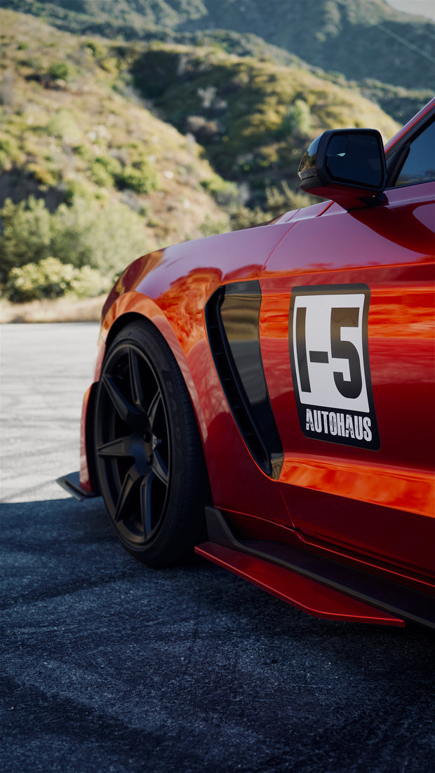 i5Autohaus GT350 Style Aluminum Fenders for 2018-2023 Mustang image 0
