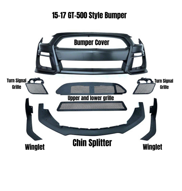 Replacement Parts for 15-23 GT-500 Conversion Bumper image 1
