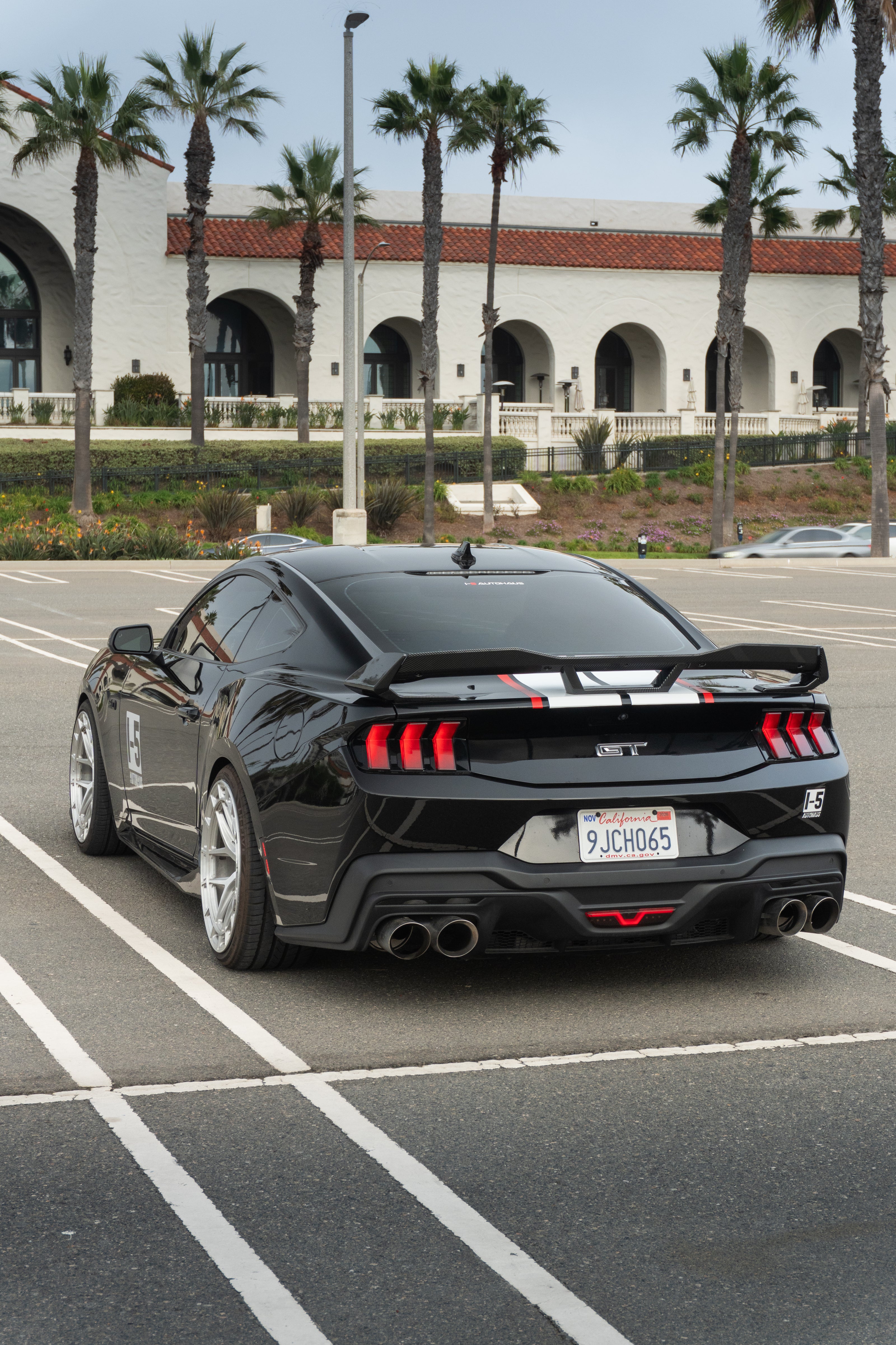 i5Autohuas Carbon Finish Dark Horse  Style Spoiler for 2024-2025 Mustang image 2
