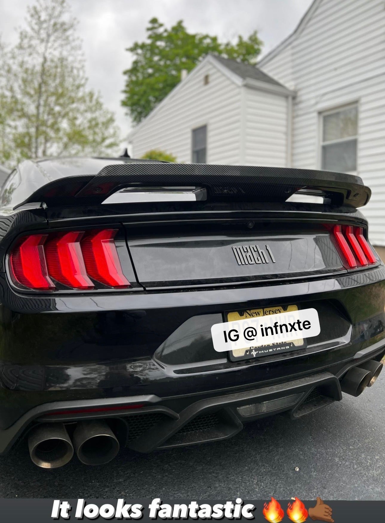 2020 GT500 Style Spoiler/Gurney Flap (15-22 All) image 2