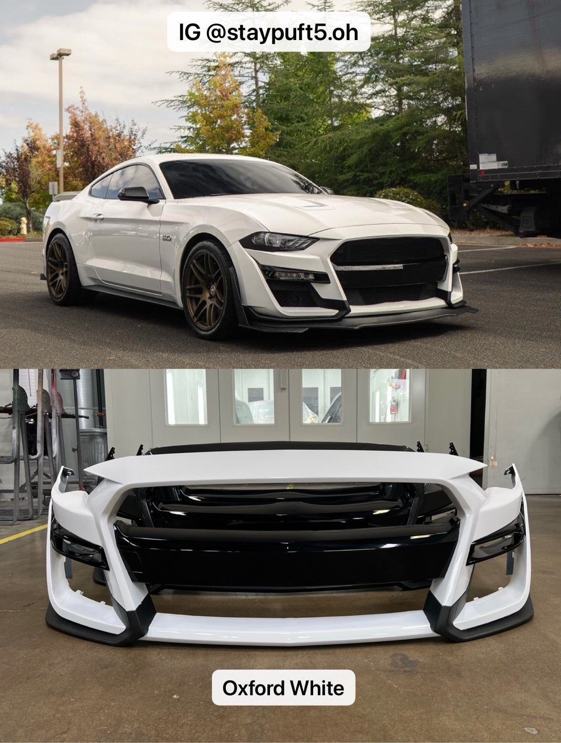 i5Autohaus 2018-2023 Mustang GT500 Style Bumper image 11