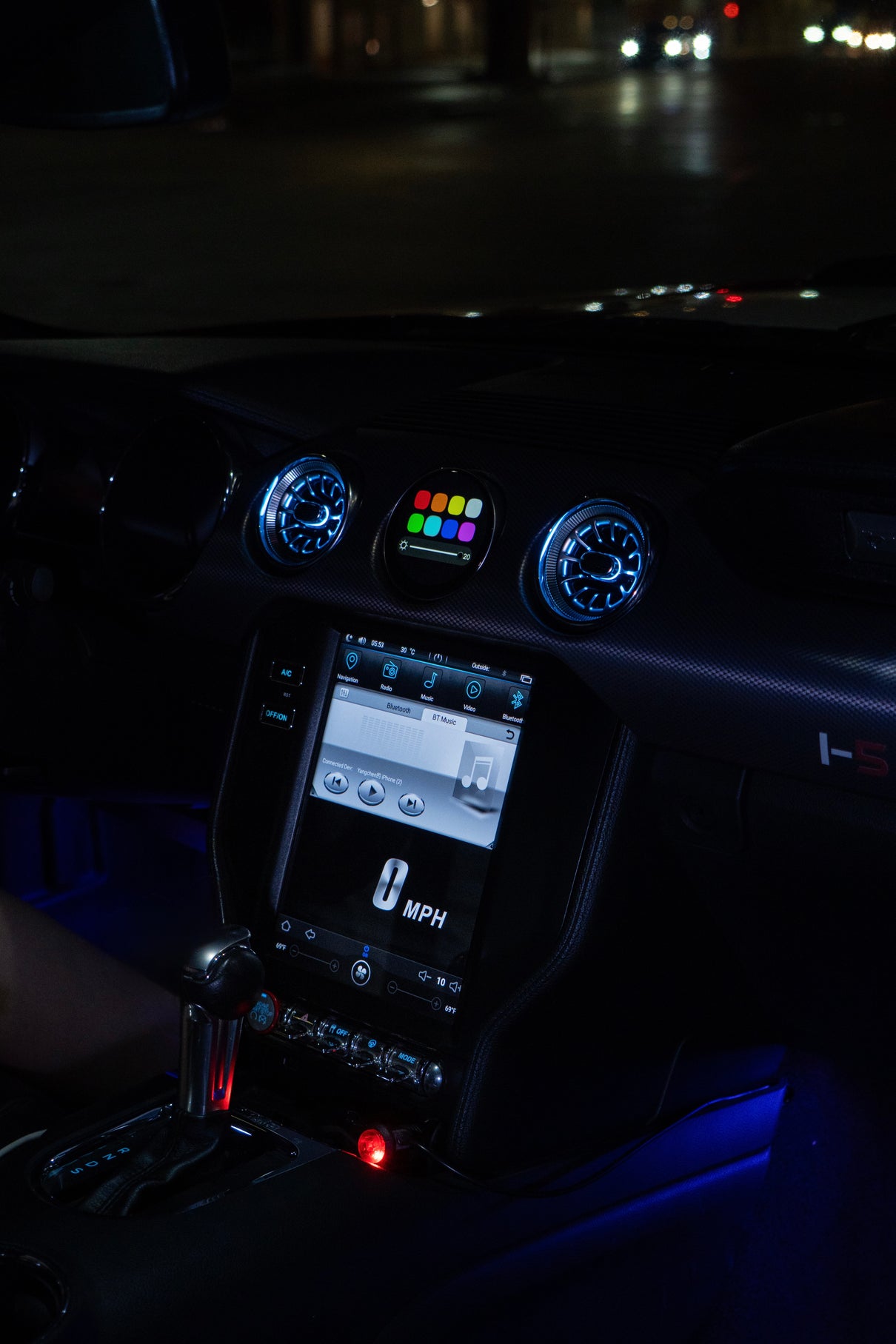 15-23 ColorShift AC Vents With LED Digital Gauge image 5
