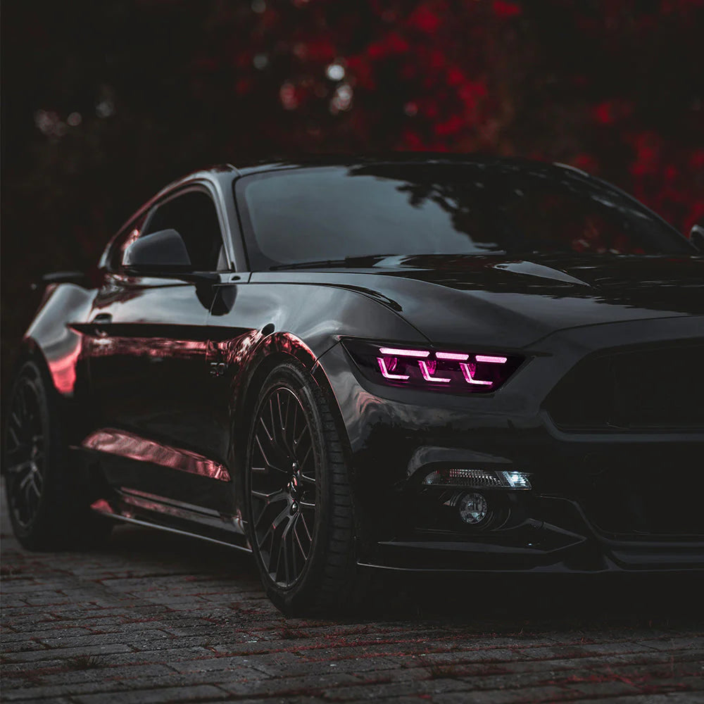 i5Autohaus RGB Colorshift S650 Style Headlights for 15-17 Mustang image 6