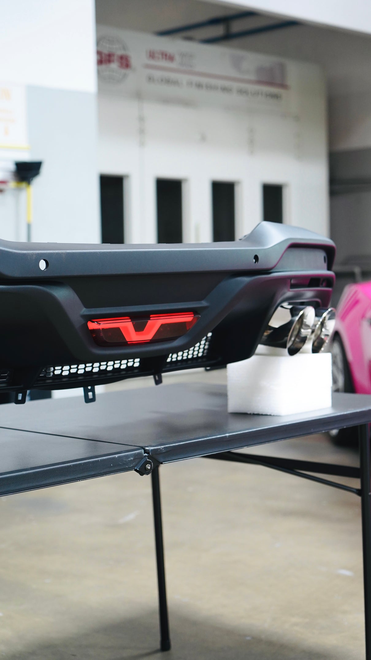 i5Autohaus 2024-2025 Mustang Dark Horse Style Rear Valance image 1