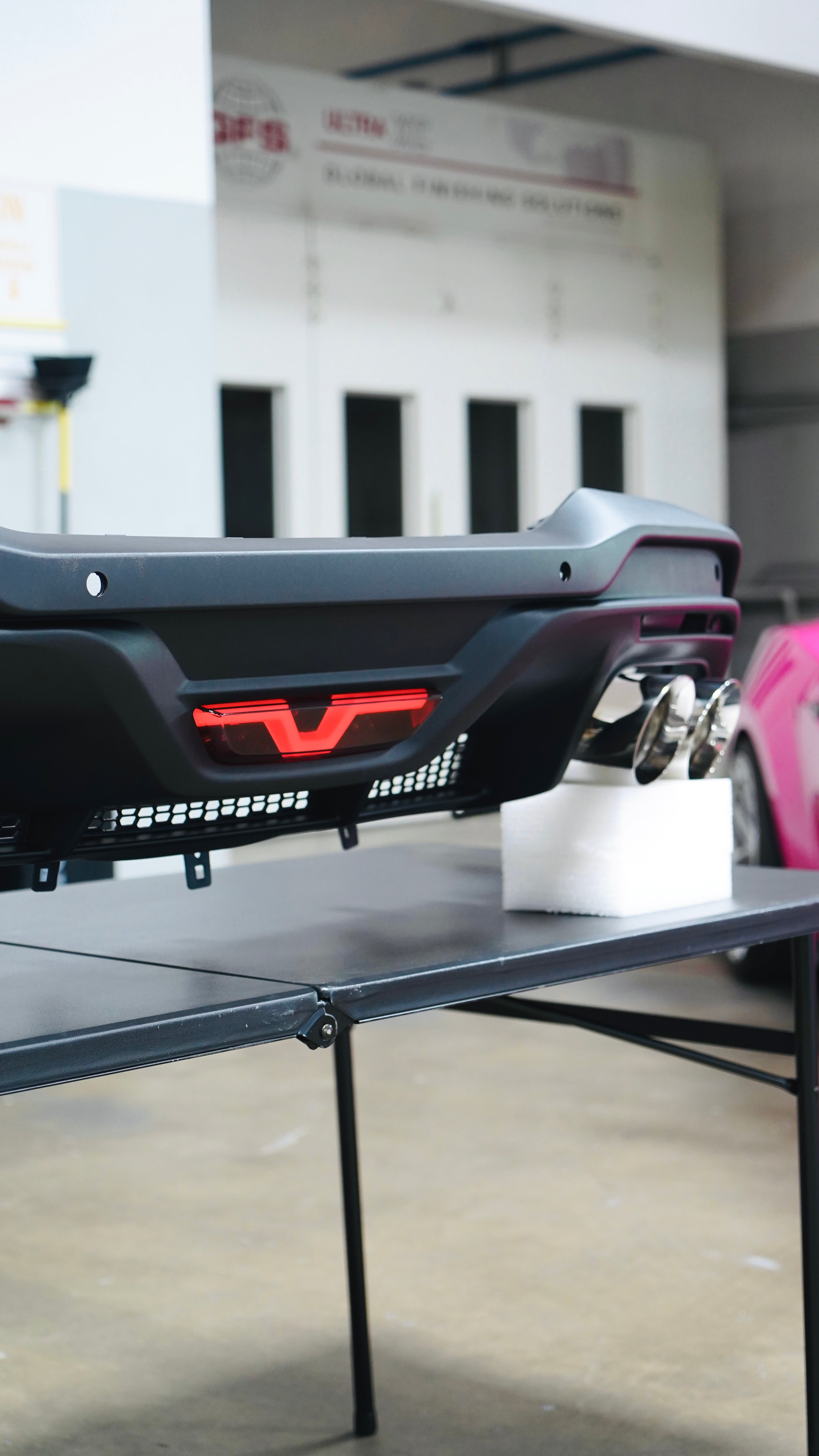 i5Autohaus 2024-2025 Mustang Dark Horse Style Rear Valance image 1