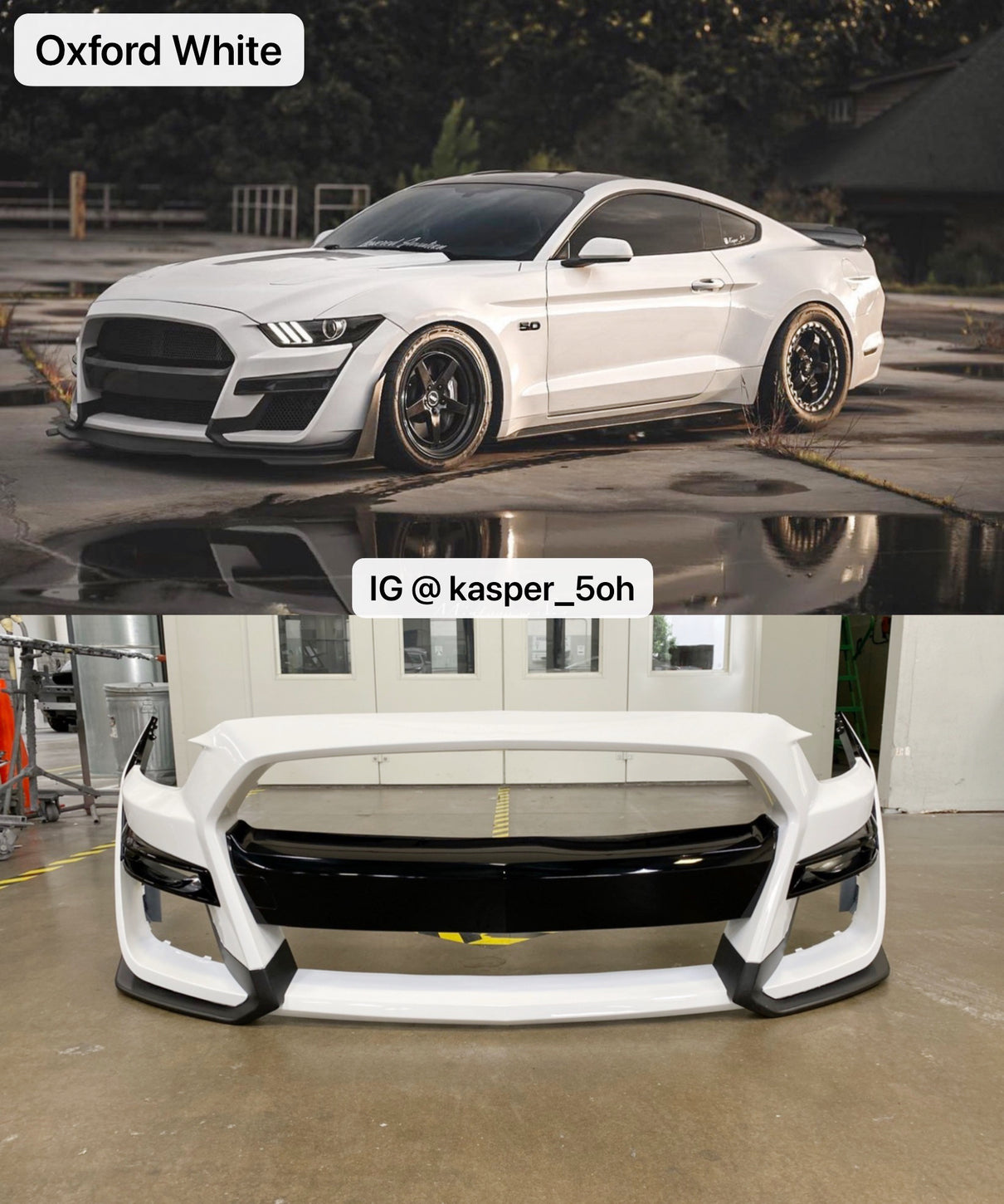 i5Autohaus GT500 Style Bumper for 2015-2017 Mustang image 0