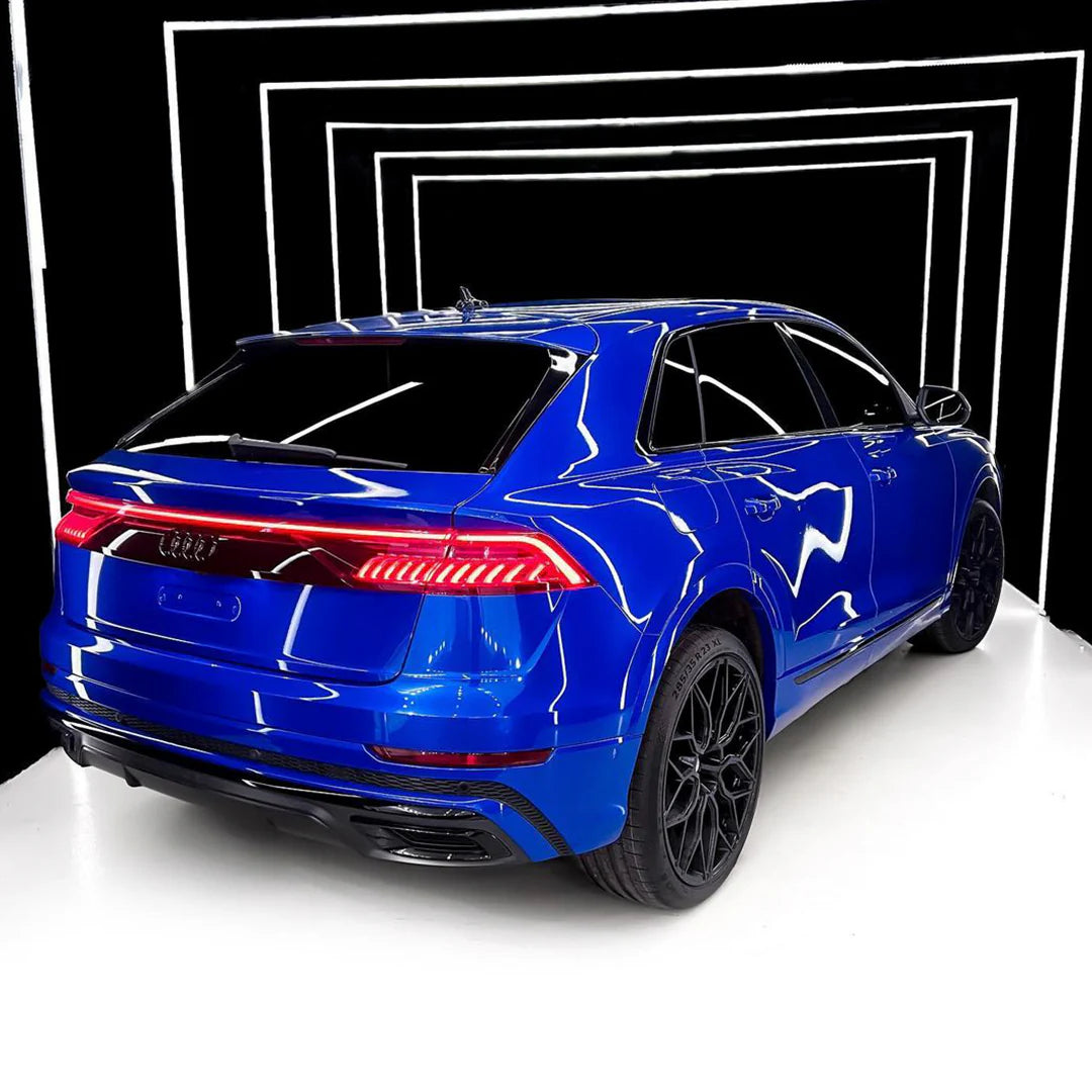 Super Gloss Metallic Pearl Blue Vinyl Wrap