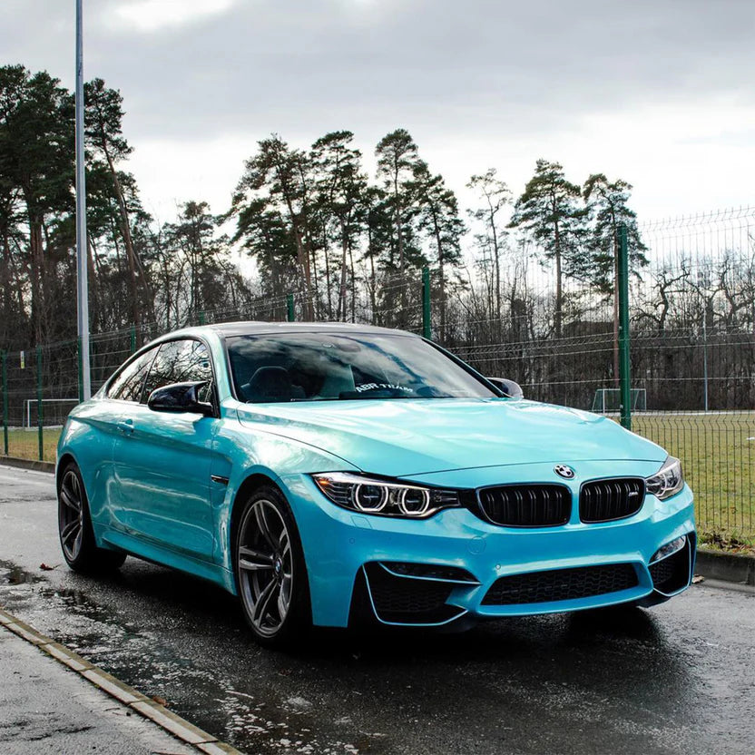 Candy Metallic Neon Light Blue Vinyl Wrap