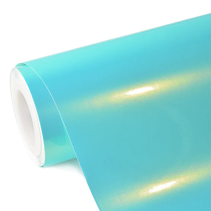 Candy Metallic Neon Ice Blue Vinyl Wrap