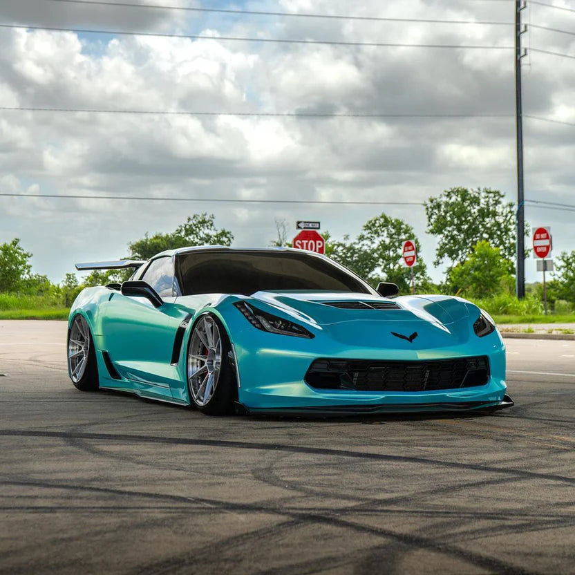 Candy Metallic Neon Ice Blue Vinyl Wrap