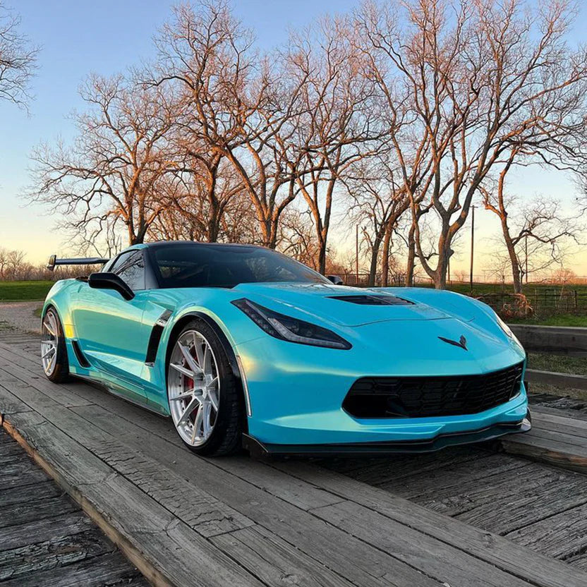 Candy Metallic Neon Ice Blue Vinyl Wrap