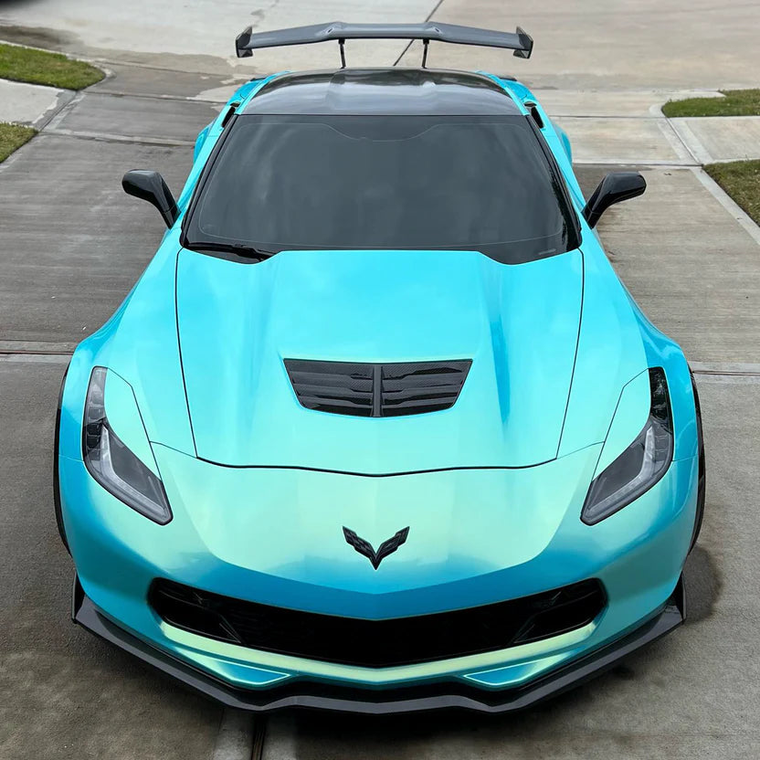 Candy Metallic Neon Ice Blue Vinyl Wrap