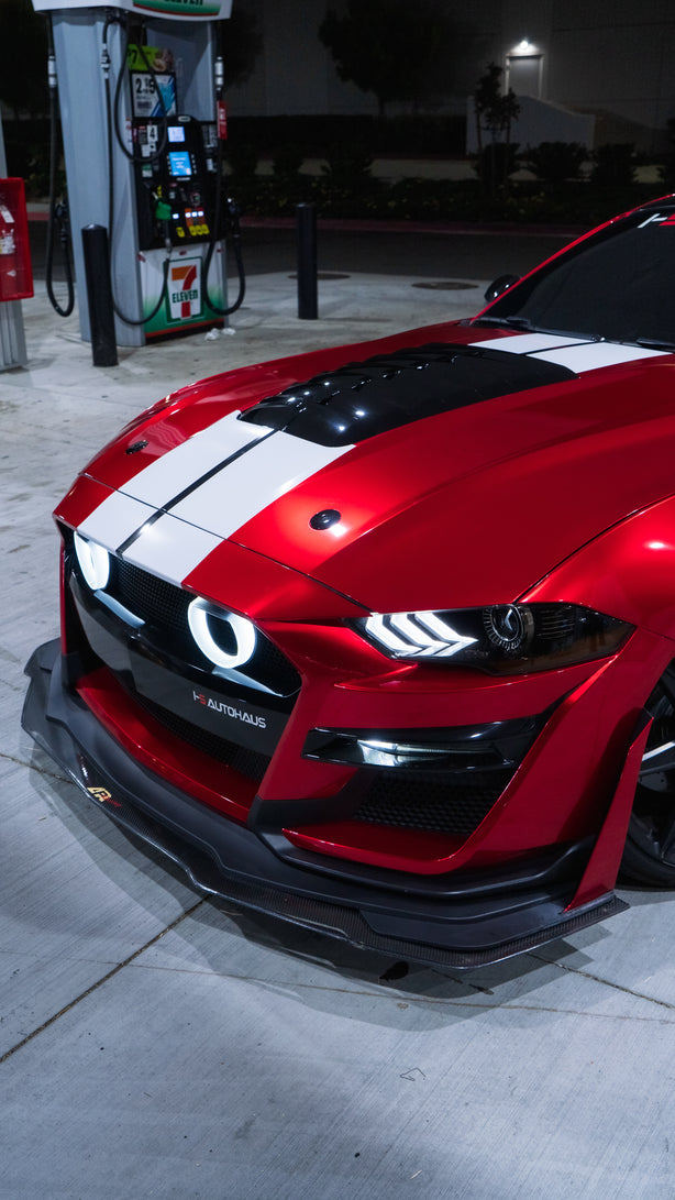 APR Performance Carbon Fiber Splitter for 2015-2018 Mustang GT500 Style Bumper