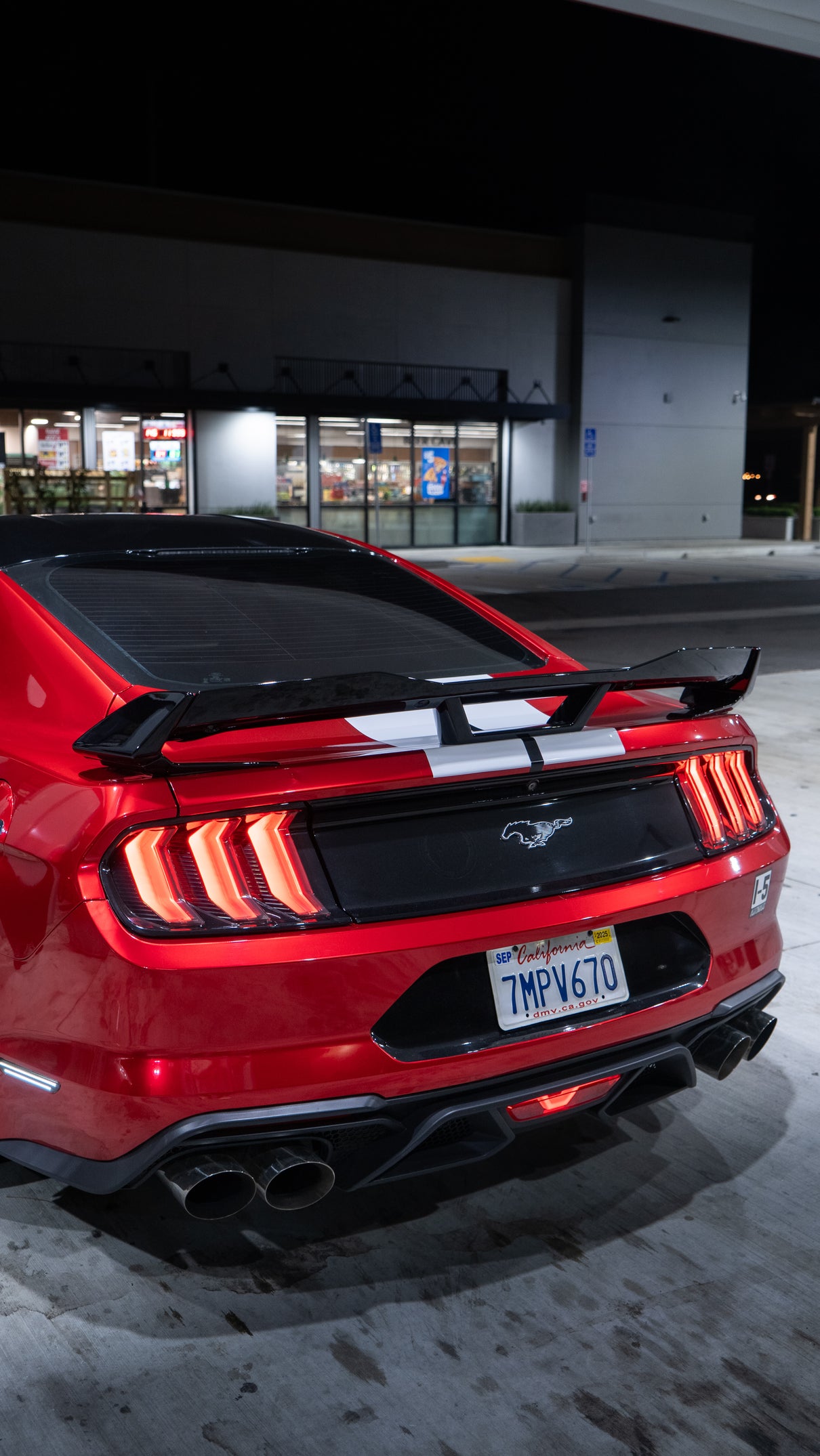 i-5Autohaus Dark Horse Style Spoiler for 2015-2023 Mustang