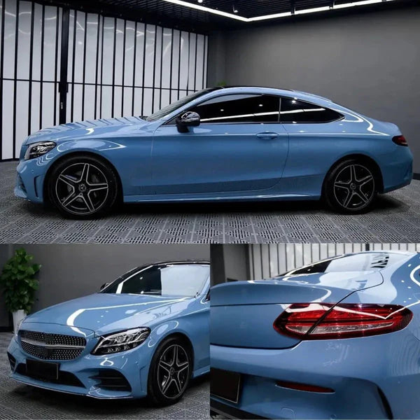 Super Gloss China Blue  Vinyl Wrap