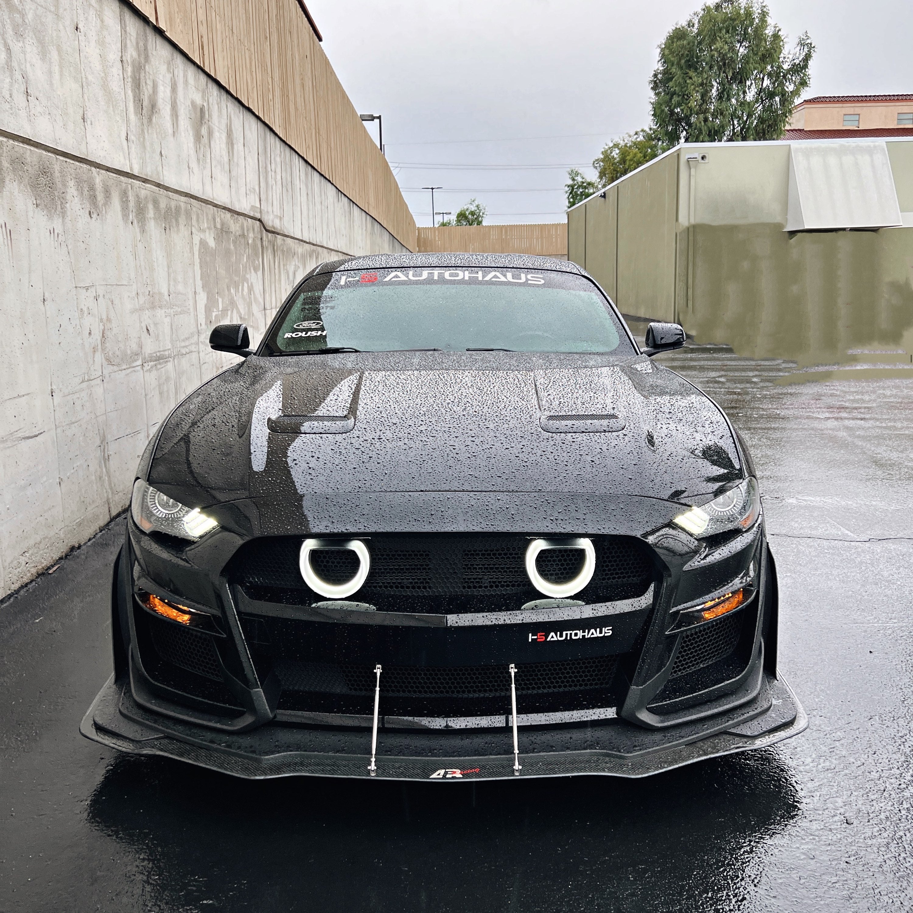 i-5Autohaus Halo LED Grille Lights for 2015-2023 Mustang GT500 Bumper