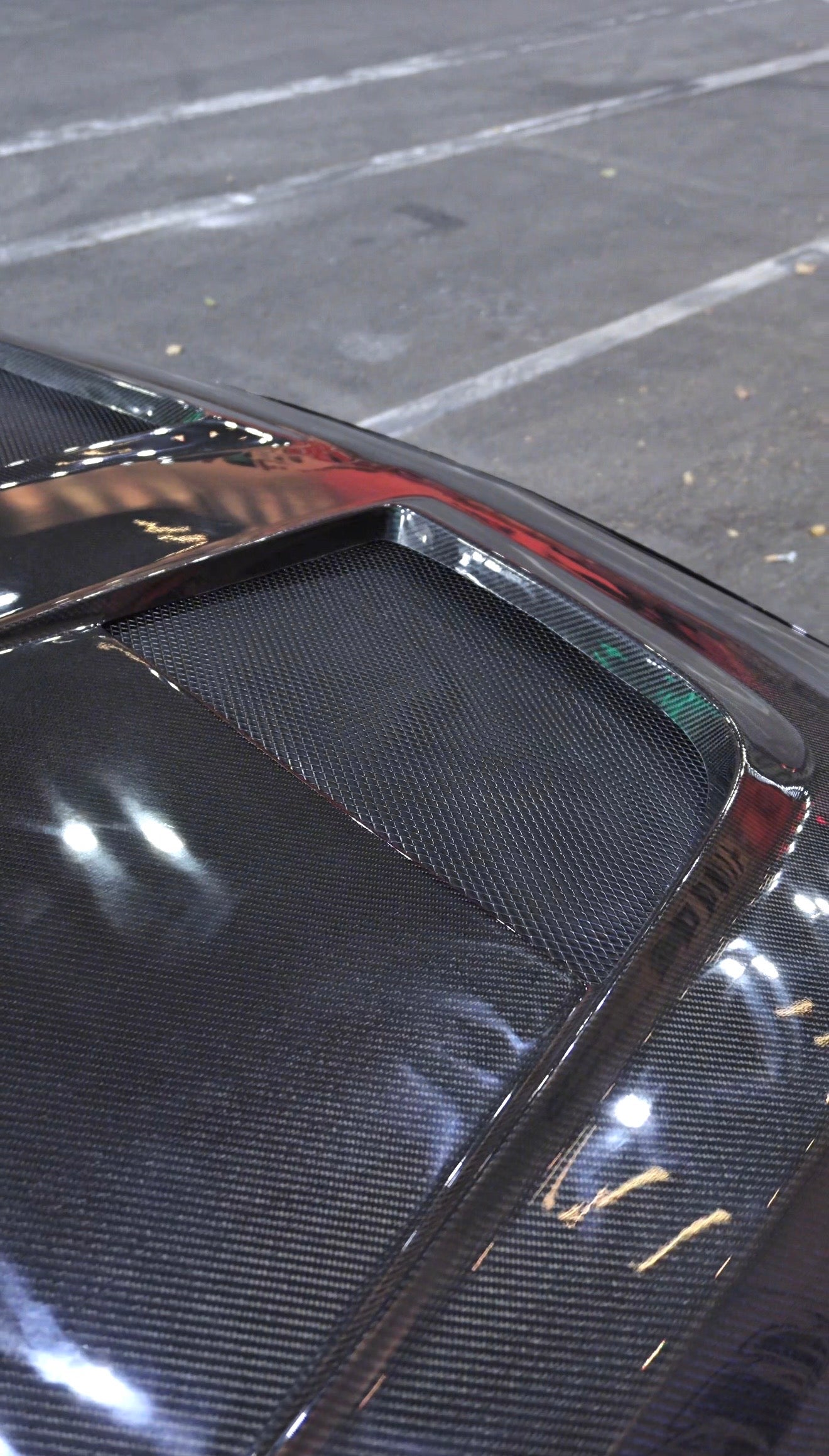 i-5Autohaus GTD Style Carbon Hood for 2024-2026 Mustang