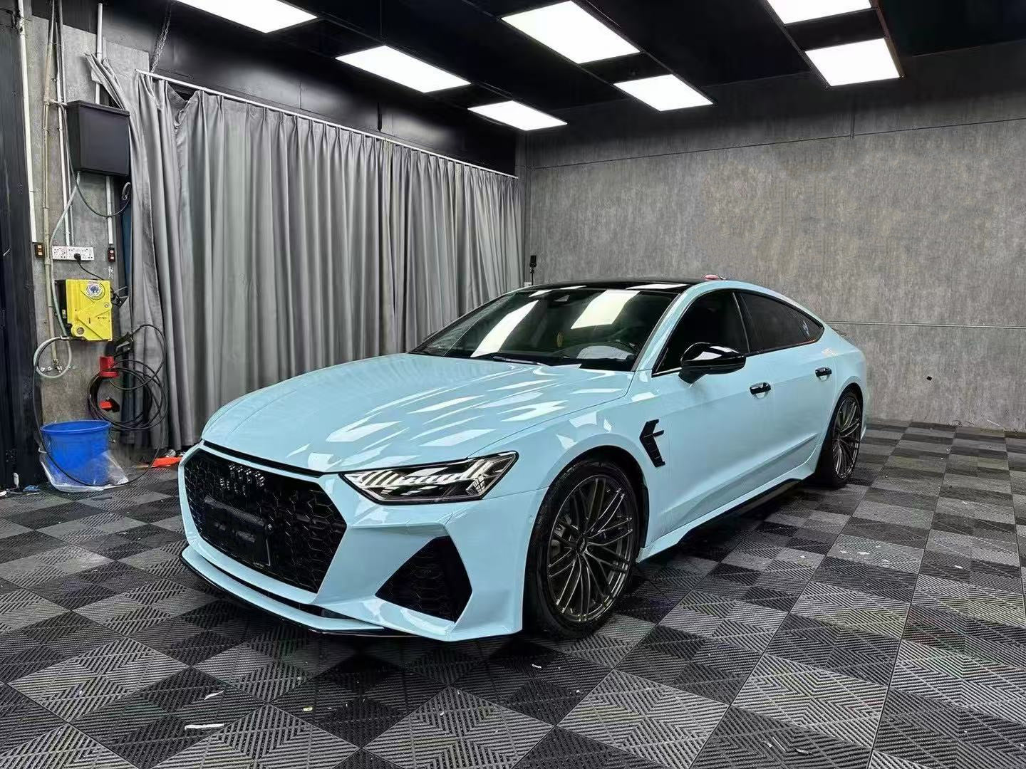 Super Gloss Light Glacier Blue  Vinyl Wrap