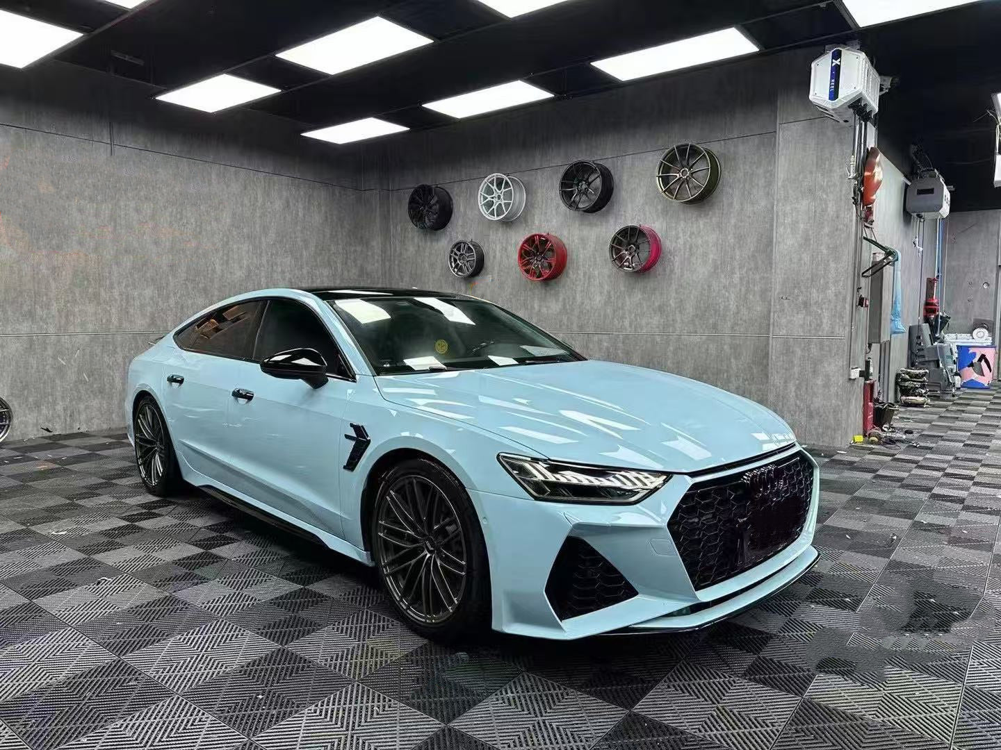 Super Gloss Light Glacier Blue  Vinyl Wrap