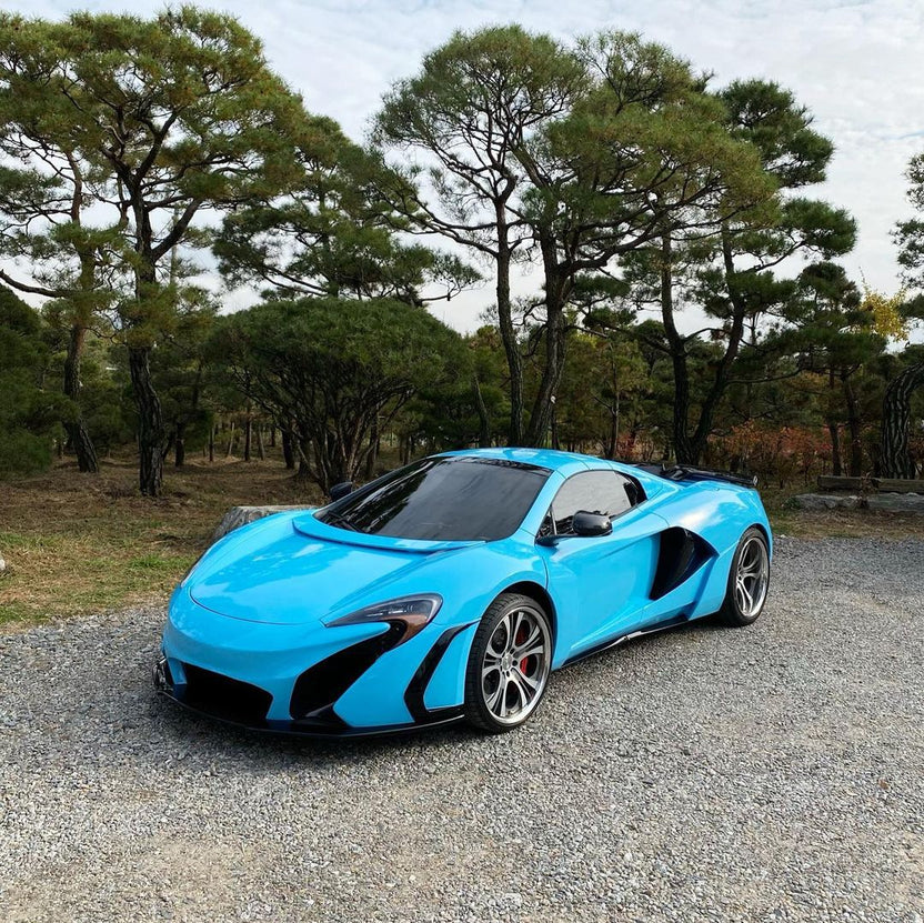 Super Gloss Sky Blue Vimyl Wrap