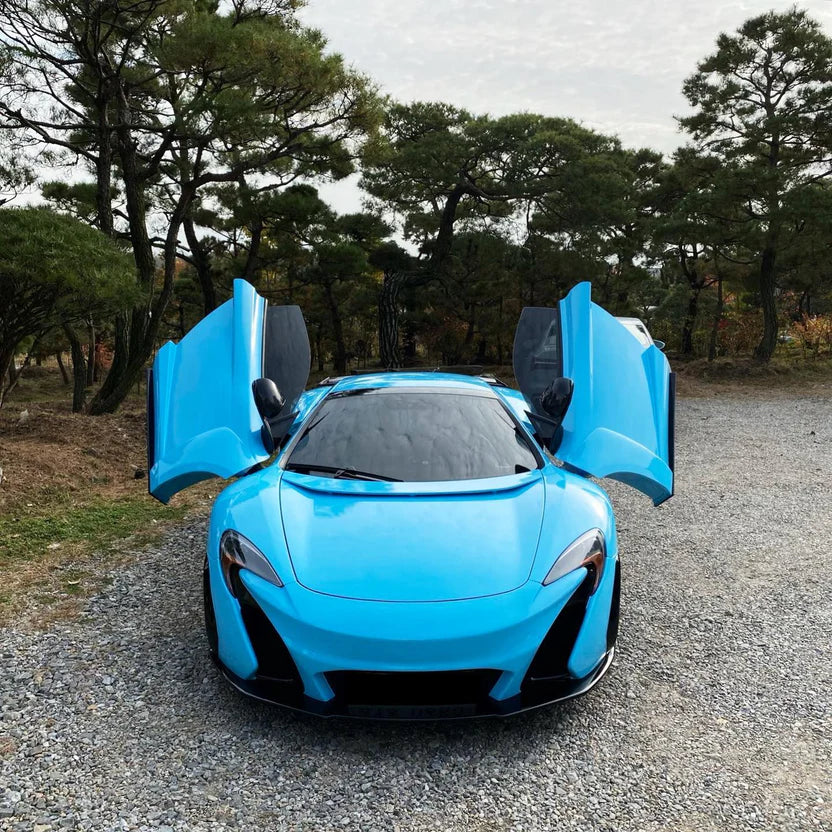 Super Gloss Sky Blue Vimyl Wrap