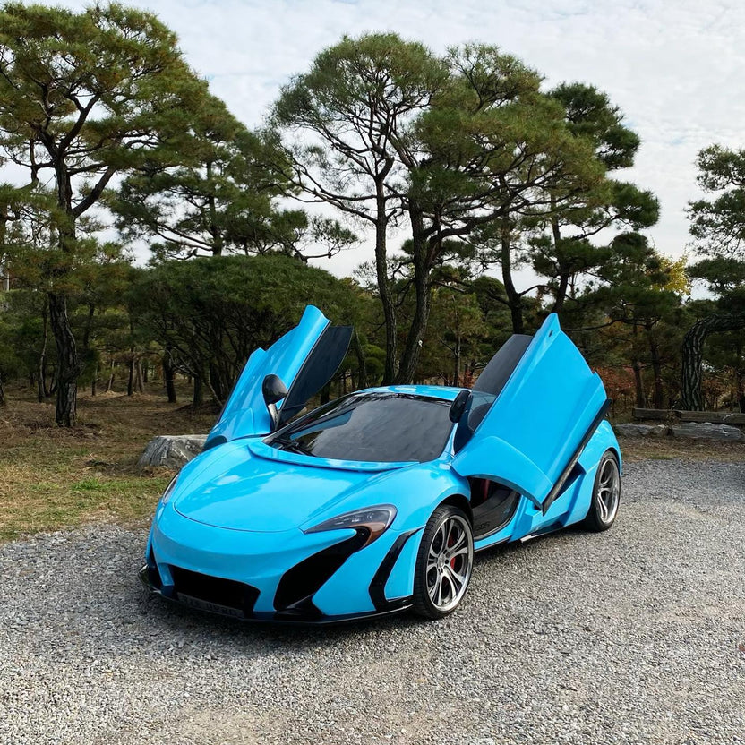 Super Gloss Sky Blue Vimyl Wrap