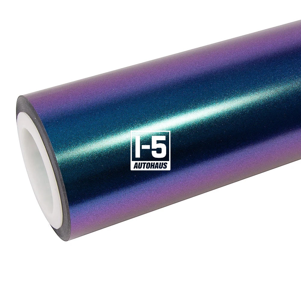 Satin Metallic Diamond Purple Blue Vinyl Wrap