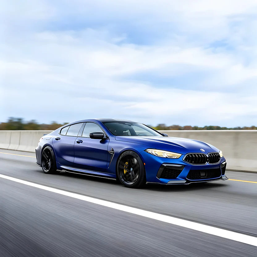 Satin Liquid Metal Blue Vinyl Wrap