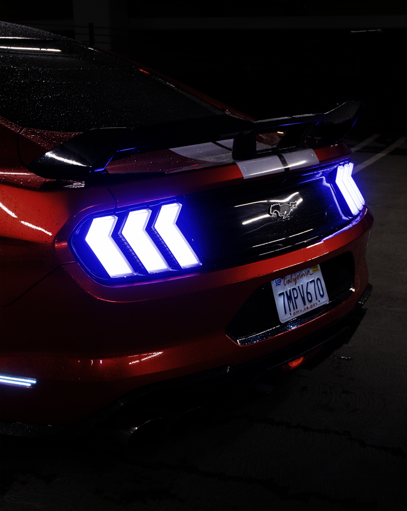 i-5Autohaus S650 Mustang Style Euro RGB Taillights for 2015-2023 Mustang
