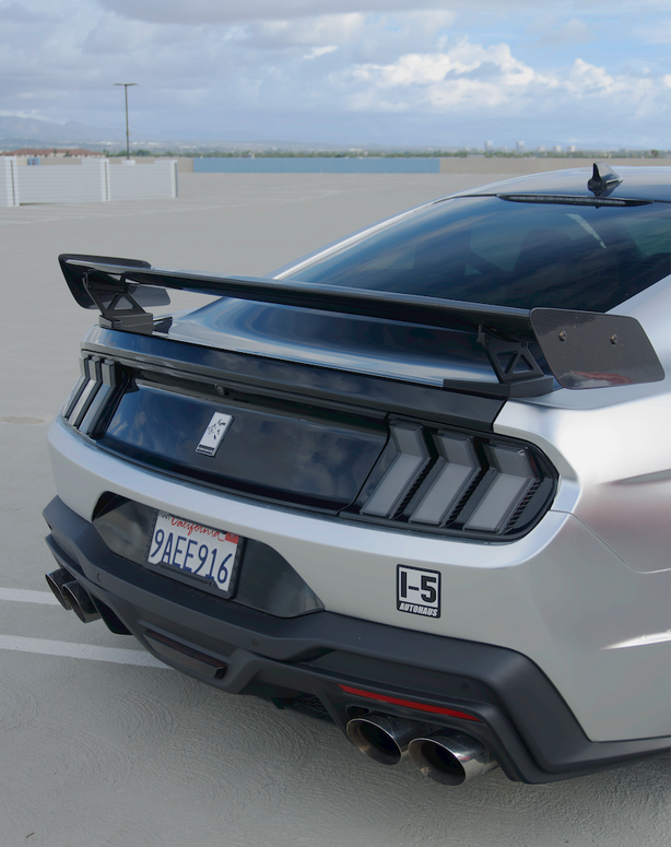 i-5Autohaus GT500 Style Carbon Fiber Track Pack Wing for 2015-2023 Mustang