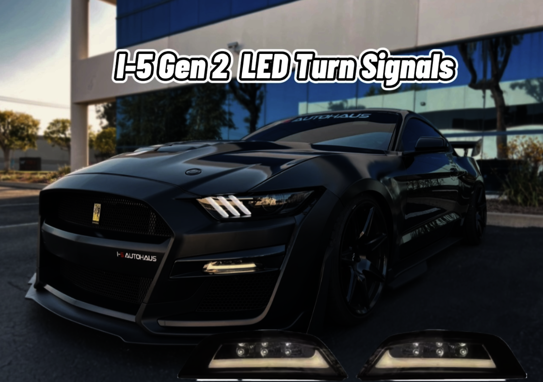 i-5Autohaus Gen2 LED Turn Signals For 2015-2023 Mustang