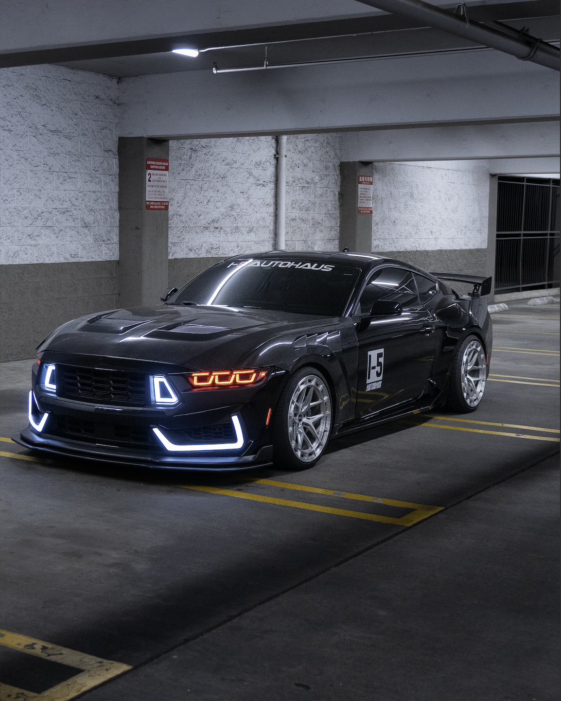 i-5Autohaus GTD Style Carbon Hood for 2024-2026 Mustang
