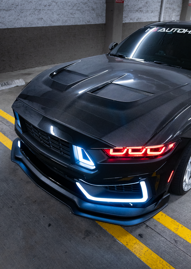 i-5Autohaus GTD Style Carbon Hood for 2024-2026 Mustang