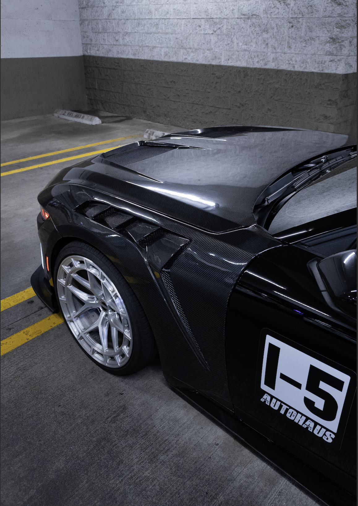 i-5Autohaus GTD Style Carbon Fiber Fenders for 2024-2026 Mustang