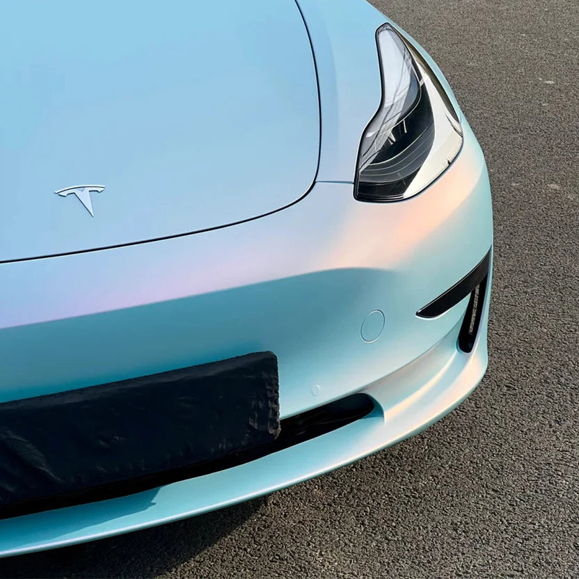 Matte Blue Shift Pink Vinyl Wrap