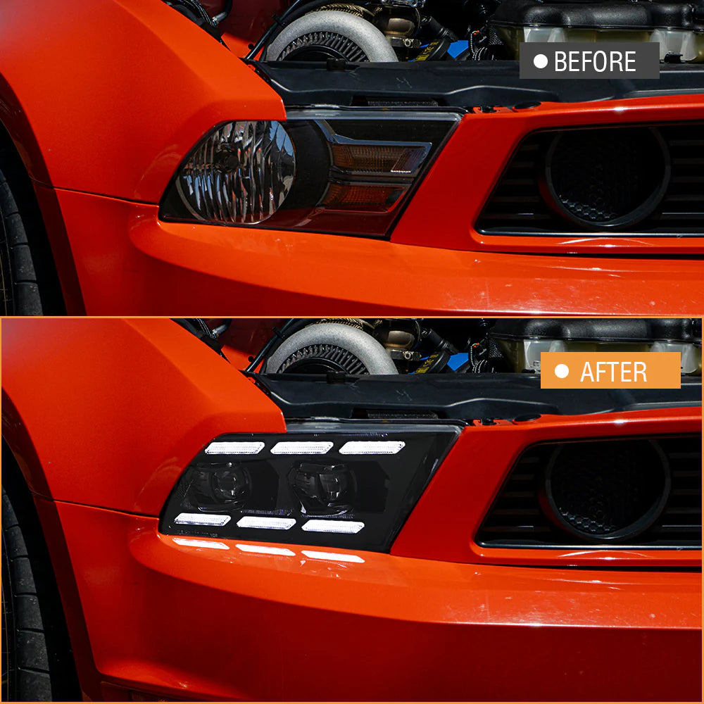 i5Autohaus S650 Style Headlights for 10-14 Mustang image 10