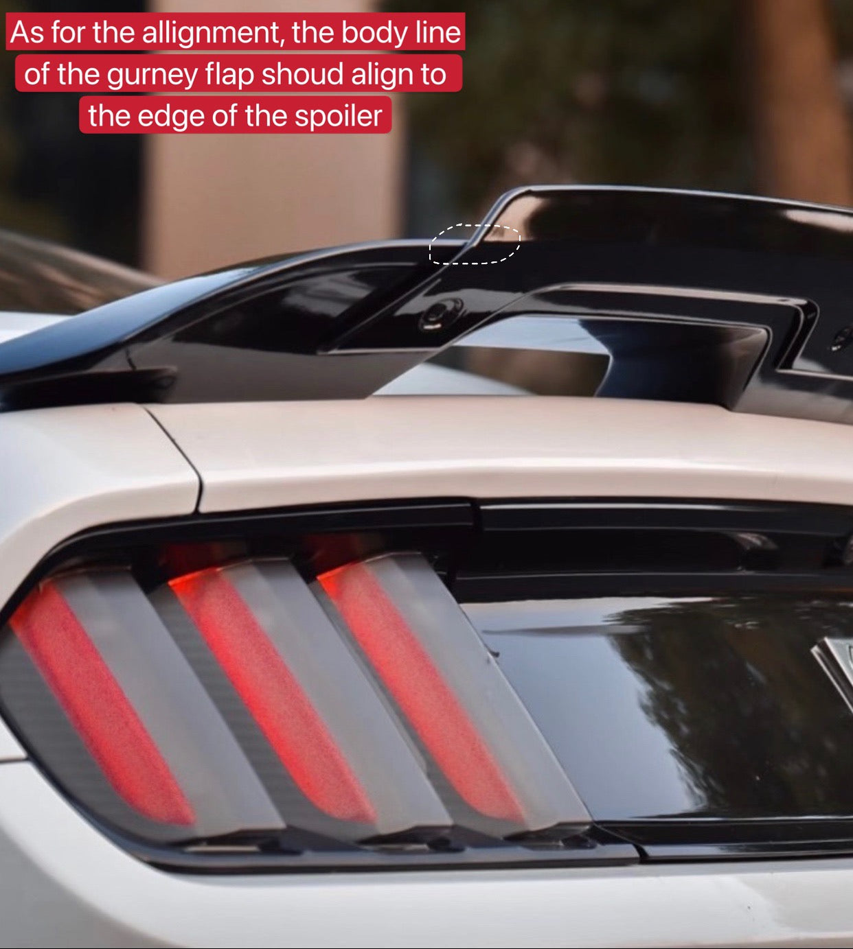 2020 GT500 Style Spoiler/Gurney Flap (15-22 All) image 10