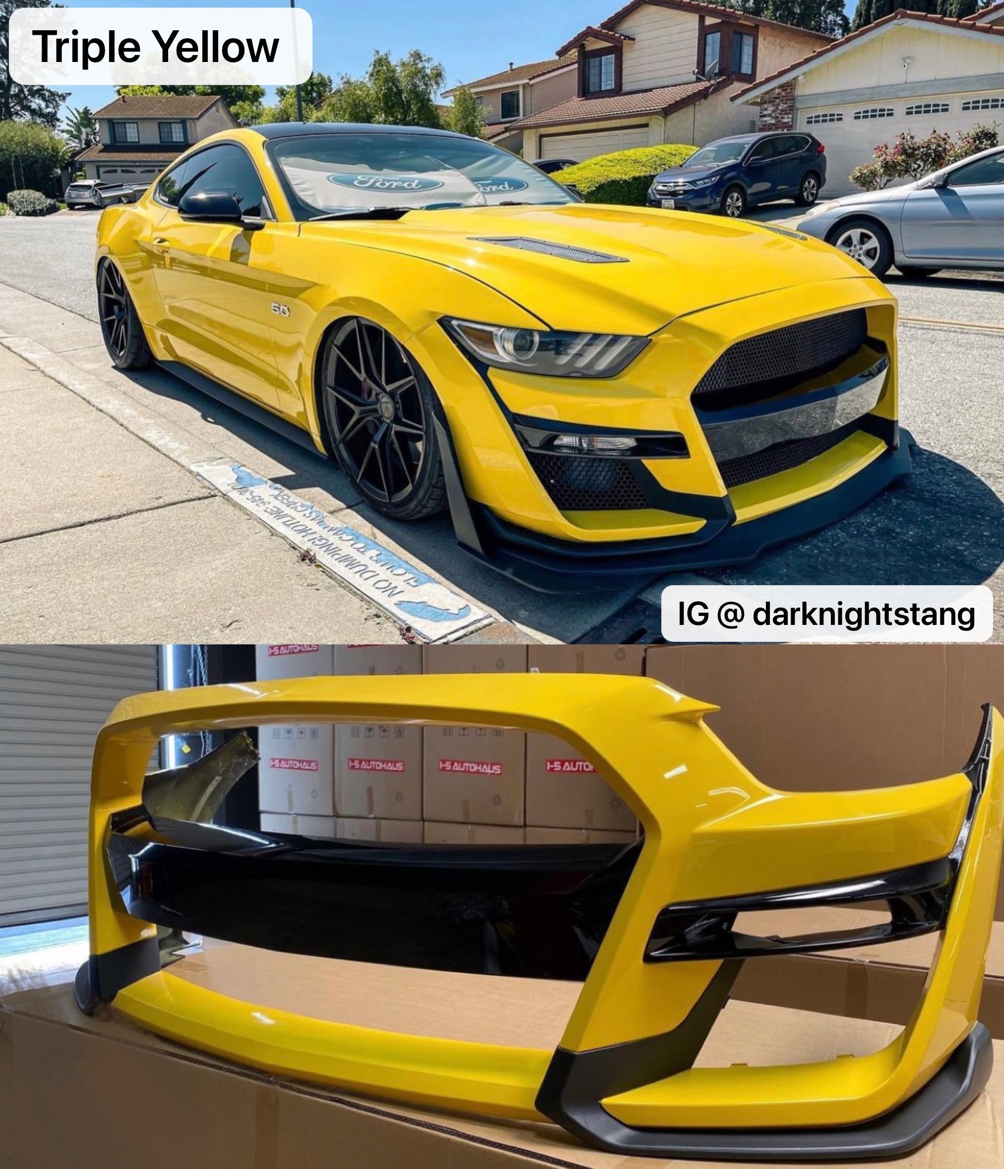 i5Autohaus GT500 Style Bumper for 2015-2017 Mustang image 8
