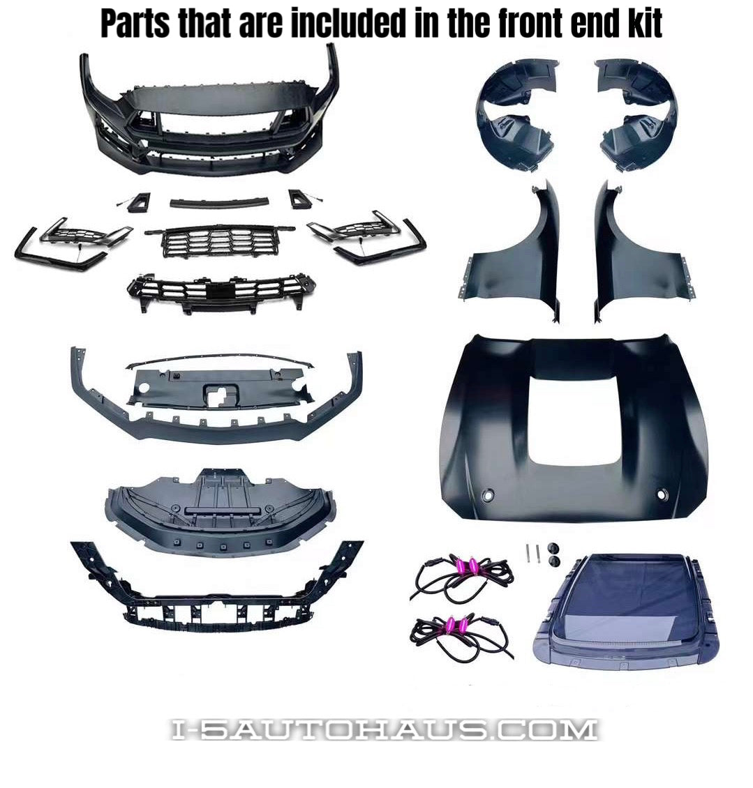 i5Autohaus S650 Dark Horse Style Wide Body Front End Kit (15-23 Mustang) image 5