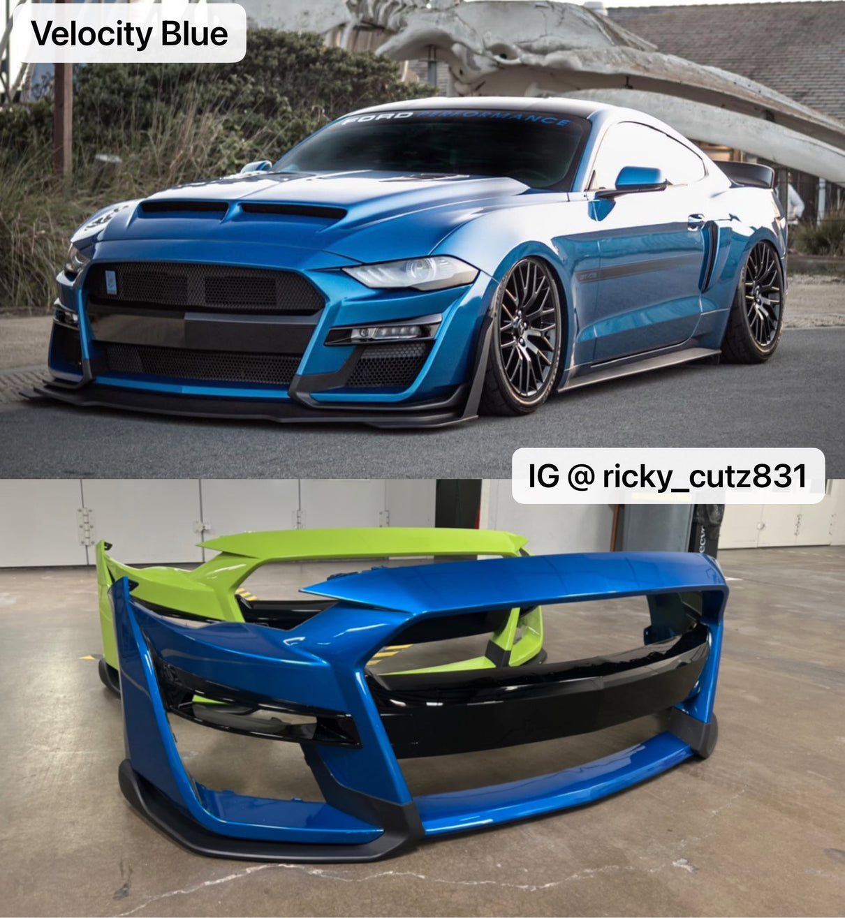 i5Autohaus 2018-2023 Mustang GT500 Style Bumper image 14