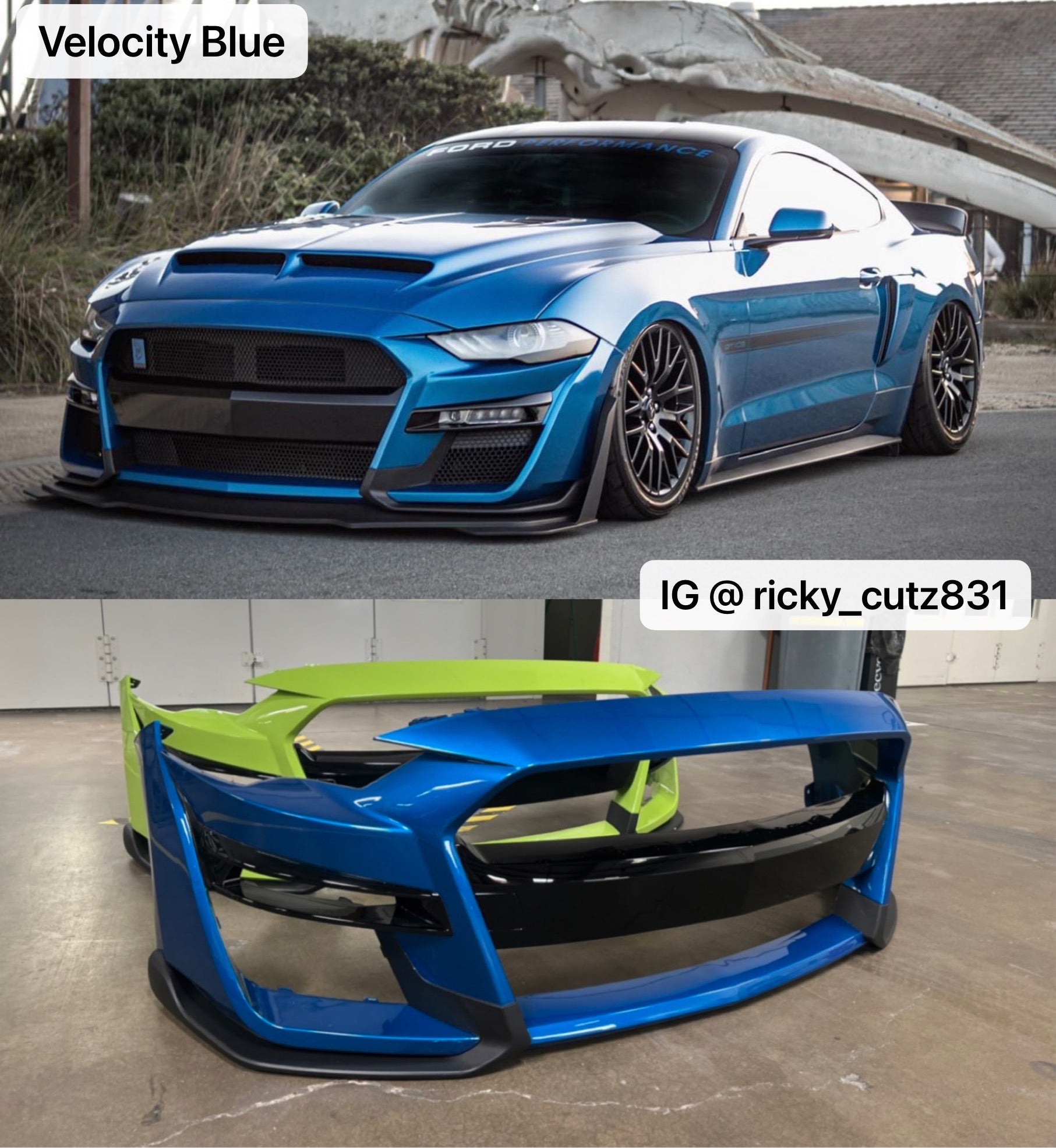 i5Autohaus 2018-2023 Mustang GT500 Style Bumper image 14