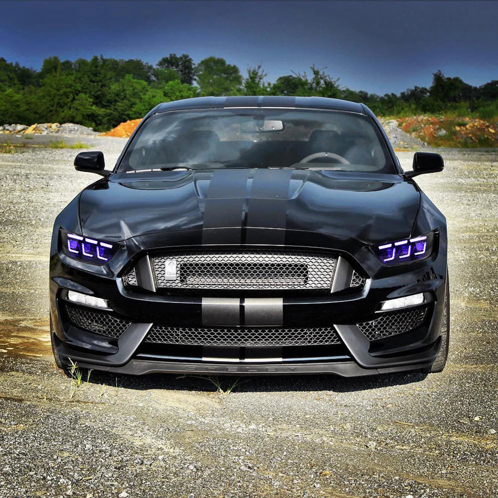 i5Autohaus RGB Colorshift S650 Style Headlights for 15-17 Mustang image 3