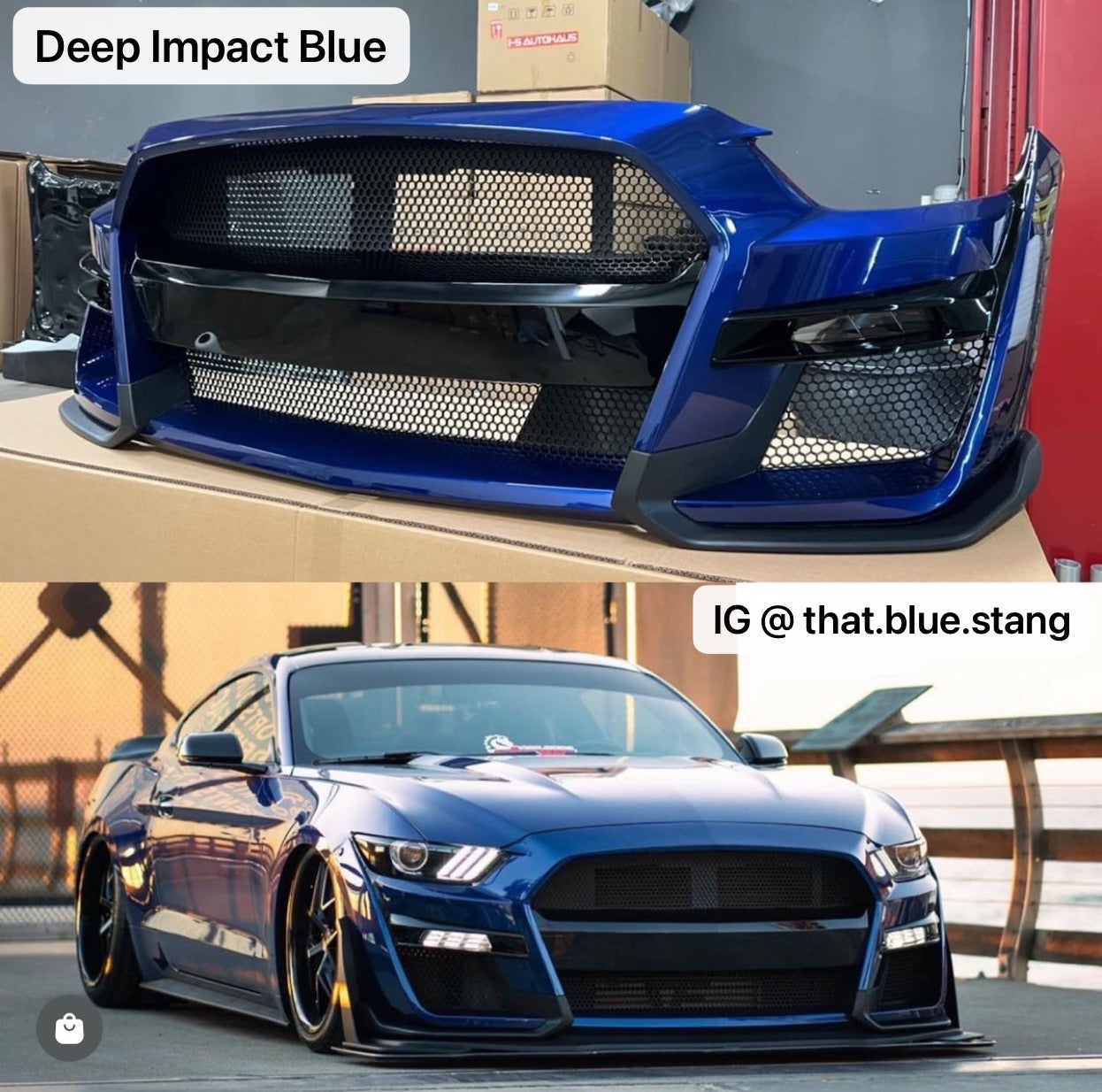 i5Autohaus GT500 Style Bumper for 2015-2017 Mustang image 6